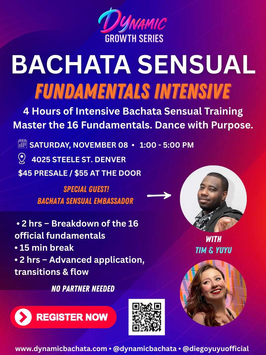 BACHATA SENSUAL FUNDAMENTALS INTENSIVE